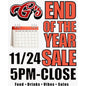 End of the Year Sale